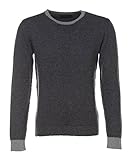  Daniele Fiesoli Herren Rundhals Pullover paricollo Mezzo peso taglio grau Größen: M L XL XXL (XL)