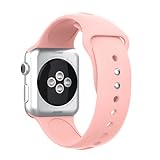 Apple Watch Armband 42mm, TOPsic Sport Armbanduhr Silikon Armband Ersatzarmband Armband für Apple Watch Armband 42mm Series 1 / 2 / 3, Sport, Edition