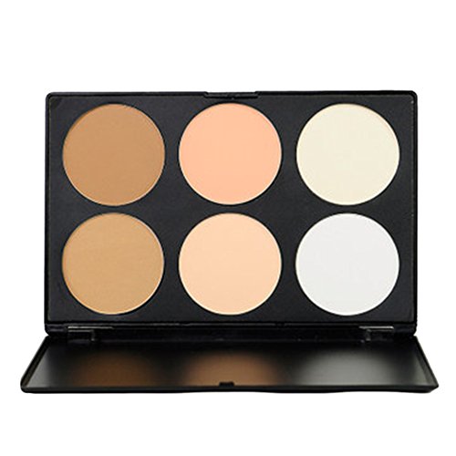 Wawoo Face Make up Professional Pressed Powder for All Skin Brand New 6 Colors Makeup Beauty Cosmetics Face Care Concealer