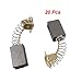 Price comparison product image SODIAL(R) 20 Pcs 7x11x18mm Carbon Brushes Replacement for Hitachi 999043