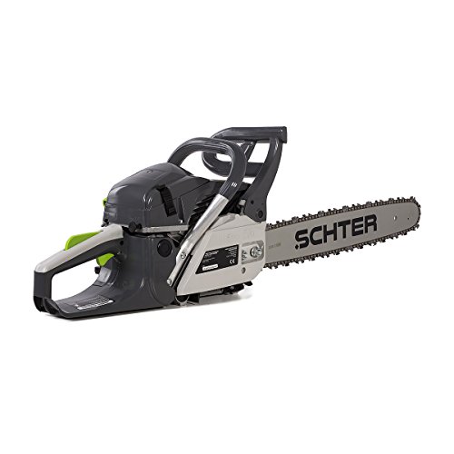 SCHTER Benzin Kettensäge Motorsäge 52CC Grau - 3