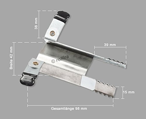 Klemmsicherung für Rollladen Einbruchsicherung – 2 Stück im Set - 5