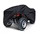 Price comparison product image ATV Cover [256 x110 x120cm] Waterproof Black 190T Polyester Protection Cloth \ Quad 4 Four Wheeler Shelter Protective Water Resistant Top Coat Covering Layer Accessories Gear