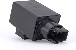 Aharon Motolumino przekaźnik kierunkowskazów do motocykli, uniwersalny 12 V LED/halogen; kompatybilny z 4-pinowym złączem Honda | kierunkowskazy LED | przekaźnik kierunkowskazów | kierunkowskaz