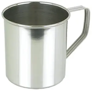 SKARS Stainless Steel Tea And Coffee Mug - 1 Piece, Silver, 500 ml