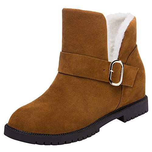 Preisvergleich Produktbild Damenschuhe,Winterstiefel Chelsea Boots Oliviavan Winterschuhe Stiefel Wasserdicht Kurz Stiefeletten Schwarz Elegante Bequeme Ferse