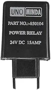 UNO MINDA 850104 POWER RELAY/TAIL LAMP RELAY- 24V - 15A for EICHER CANTER