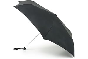 Fulton Fulton Miniflat 1 Black Unisex_adult Umbrella Black One Size