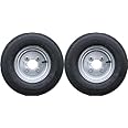 A pair of 4.80/4.00 x 8 inch trailer wheels and tyres with 6 ply tyre and 4 inch PCD (NOT SUITABLE FOR ERDE TRAILERS) Pt no. LMX1597 PLEASE DO NOT BUY UNTIL YOU HAVE CHECKED YOUR PCD