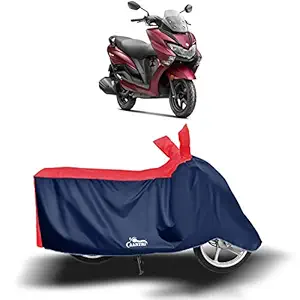 DREAM - Suzuki Burgman Street New BS6 Water Resistant - Dust Proof - Full Bike Scooty Two Wheeler Body Cover for Suzuki Burgman Street (Strip Red)