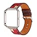 Price comparison product image For Fitbit Blaze Watch Band,Sansee Fashion Leather Strap Replacement Band Strap&Frame Holder Shell For Fitbit Blaze (Colour C)