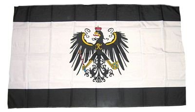 Fahne Stockflagge Königreich Preußen 30 x 45 cm Flagge
