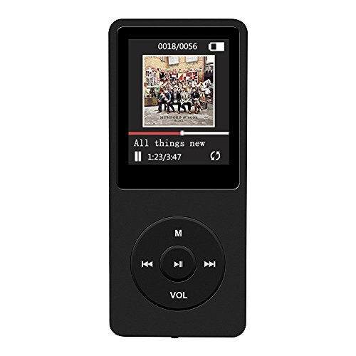 AGPtek A02S - Reproductor de MP3 (16 GB, pantalla de 1.8