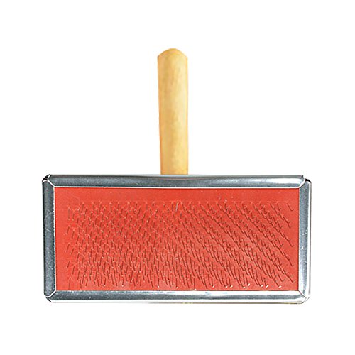 Preisvergleich Produktbild Haustier Katze Hund Reinigung Slicker Pinsel Entfernen Verwicklung und Lose Fell Haarpflege Trimmer Rake Professionelle Kamm Pinsel 4,53x7,28 zoll