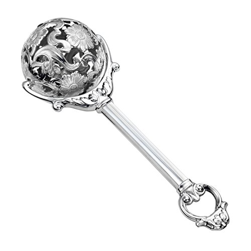 Pedro Durán - Sonajero Infante Bola Florida Plata