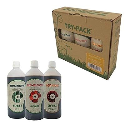 BIOBIZZ Essayer Lot d'intérieur Bio Bio Grow Bio Bloom Top Max Plante Engrais + kit de Démarrage
