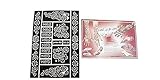 6 SHEETS HENNA STICKERS TATTOO BODYART MEHNDI STENCIL ART LADIES EID DIWALI CHRISTMAS PARTY FESTIVAL