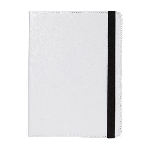 Universal Rotation Tasche für Tablet Modelle in 7, 8 oder 10 Zoll Größe Case Schutz Hülle Cover (7 Zoll, Weiß) - 5