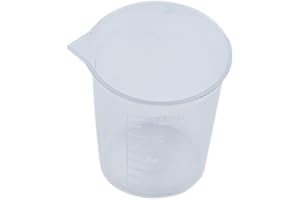 Tasse à mesurer en Plastique Transparent pour bécher avec Une Tasse à mesurer résistante à la Chaleur pour Cuisine ou Laboratoire 100ml, 1Pcs rentable et durableDurable et habile
