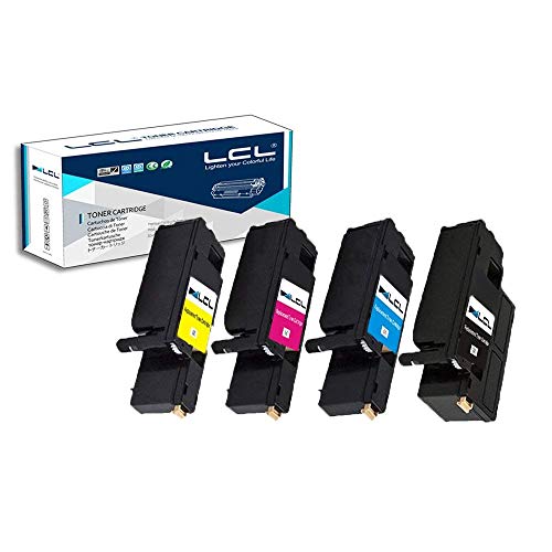 LCL Cartuchos de Tóner Compatibles Phaser 6020 106R02759 106R02756 106R02757 106R02758 (1Negro 1Cian 1Magenta 1Amarillo) Reemplazo para Xerox Phaser 6020 6022 WorkCentre 6025 6027 Series Printers