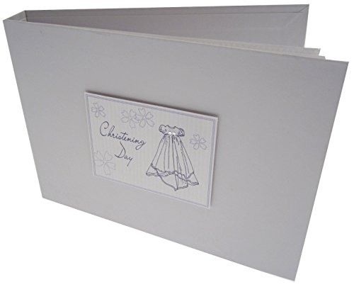 white cotton cards Value Range Christening Day Christening Gown Design Tiny Value Album