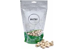 NULTHY - 1kg Pistacho en Cáscara Natural - Sin Sal - Frutos Secos Naturales - Origen España - Cultivo Convencional - Sin Gluten - Vegano