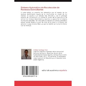Sistema Automático de Recolección de Residuos Domiciliarios: Y cómo clasificarlos...