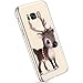 Produktbild Ysimee Transparent Hülle für Samsung Galaxy S8 Silikon Hülle, Transparent Weich Schutzhülle Ultradünn Weihnachts-Serie Silikon TPU Bumper Case BackCover Stoßdämpfend Stoßfest Silikonhülle