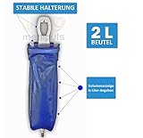IRRIGATOR für Reise oder Zuhause komplett Set - 2 L - Irrigatorset aus Kunststoff┇Darmspülung gegen Verstopfung - Einlauf kompakt┇Einlauf-Set Darmspülung Darmreinigung Intimdusche