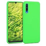 kwmobile Samsung Galaxy A50 Cover - Custodia per Samsung Galaxy A50 in Silicone TPU - Backcover Protezione Verde Lime