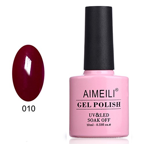 AIMEILI UV LED Gellack ablösbarer Nagellack Gel Polish - Red Vixen (010) 10ml