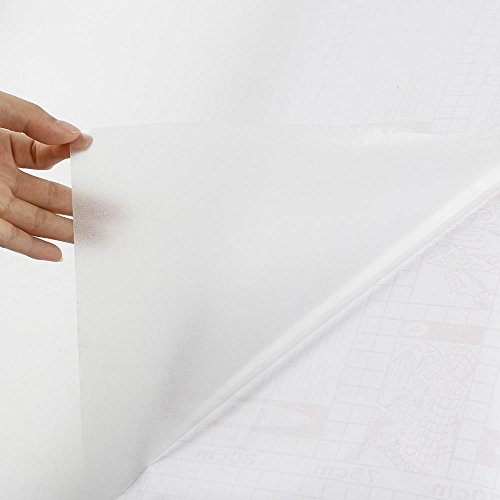 Yahee Milchglasfolie Sichtschutzfolie Fensterfolie Milchglas Folie 300 cm x 60 cm (1 Stück) - 3