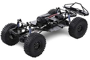FITWISH Mobiliarbus Cadre de châssis d'empattement AUSTAR 313 mm avec essaie pour Voiture d'escalade sur chenilles 1/10 AXIAL SCX10 II 90046 90047 RC
