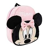 Tamaño 18x22x8cm Artesania Cerda Personaje Minnie - Mochila Infantil, Rosa, 22 cm