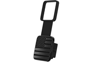 Besttoolifes Housse d'attelage de remorque drapeau pour récepteurs de 5,1 cm, ajustement général pour Tacoma, Ford F150, Jeep Gladiator, RAM 1500, protège de la poussière