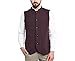 Hypernation Burgundy Color Nehru Jackets For Men RS.1199.00