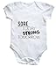 HippoWarehouse sore today strong tomorrow baby vest boys girls