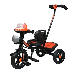 Luusa CR-7 Plug N Play Kids/Baby Tricycle with Parental Control, Cushion Seat and Seat Belt for 12 Months to 48 Months Boys/Girls/Carrying Capacity Upto 30kgs