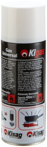 Kisag/Rösle 91275 Gaskartusche für Gasbrenner (1x 400ml) - 2
