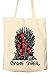 Produktbild Deadpool Game of Thrones Parody – Umweltfreundlich Tasche, Natural Einkaufstasche
