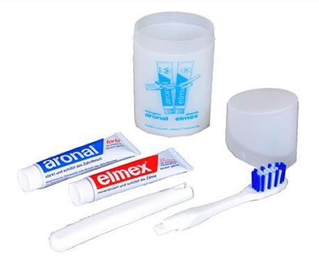 Preisvergleich Produktbild Relags Elmex / Aronal Zahnputzset - Reisezanbürste