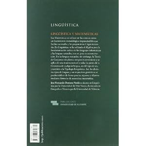 Lingüística y Matemáticas: Axiomatización de la teoría gramatical y su aplicación a la tipología lingüística (Monografías)