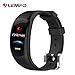 Produktbild LEMFO Fitness Tracker, LT02 Farbe LCD Aktivität Smart Armbandes, Herzfrequenz Monitor Fitness Armband IP68 Wasserdicht Schrittzähler Sport Smart Band Bluetooth für Android iOS, Schwarz