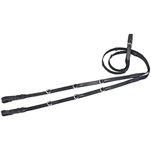 Busse Gurtzügel für Thiedemann-Kombination, Warmblut, schwarz