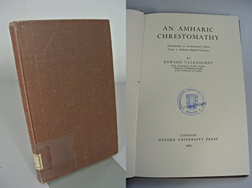 Amharic Chrestomathy