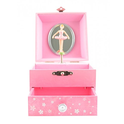 Preisvergleich Produktbild Image Toys Schmuckschatulle mit Ballerina-Spieluhr rosa-pink