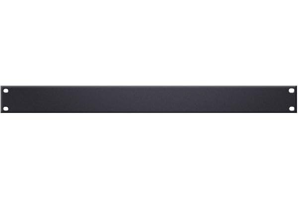 Adam Hall 19" Parts 87221 STL - Plaque aveugle 1 U pour rack 19", acier, profilé en U
