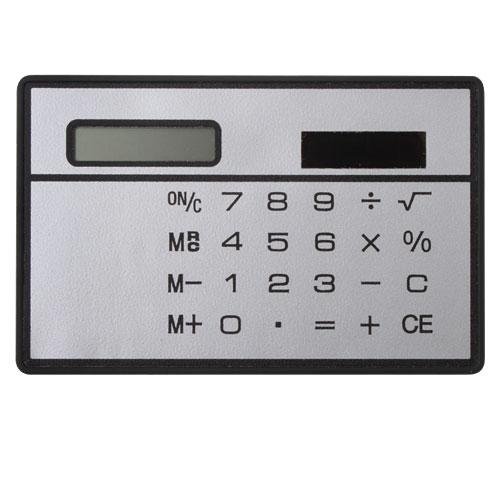 Preisvergleich Produktbild Teabelle Mini Slim Kreditkarte Solar Power Taschenrechner