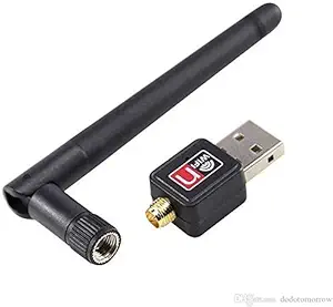 Eloquence 500 to 1000 Mbps Mini Wireless USB WiFi Receiver Antenna Adapter Dongle for PC, Desktop and Laptops External (Standard)