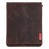 1 großes Hauptfach, Überschlag und Magnetbefestigung verschließbar, 1 Sicherheitsfach mit Reißverschluss, Einsteckfächer für Ihr Handy, Brillenetui etc. und 2 Stiftehalter aus Leder., Umhängeriemen verstellbar